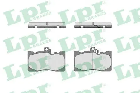LPR 05P1331 Колодки торм.передние