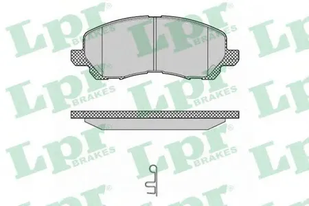 LPR 05P1347 Колодки торм.передние