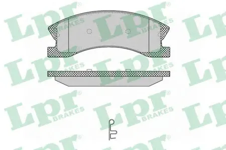 LPR 05P1365 Колодки торм.передние