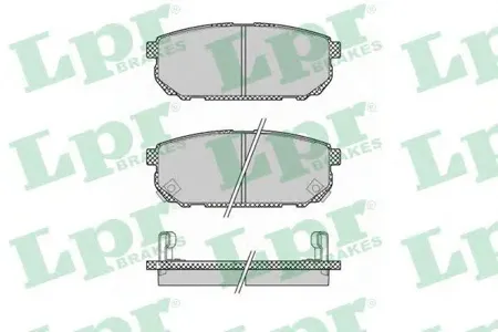 LPR 05P1370 Колодки торм.задние Kia Sorento 02 06