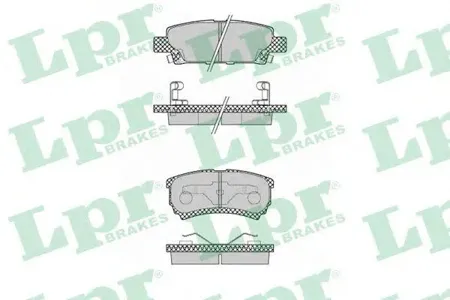 LPR 05P1373 Колодки торм.задние Mitsubishi LANCER,OUTLANDER 03=>