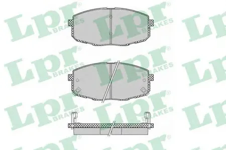 LPR 05P1375 Колодки торм. дисковые