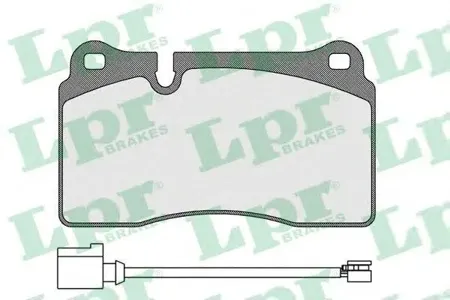 LPR 05P1376B Колодки торм.передние 17 BREMSBE