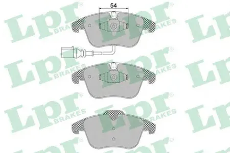 LPR 05P1392 Колодки торм.