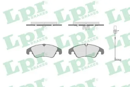 LPR 05P1420A Колодки торм.передние (с датчиком)