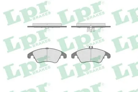 LPR 05P1421 Колодки торм.передние