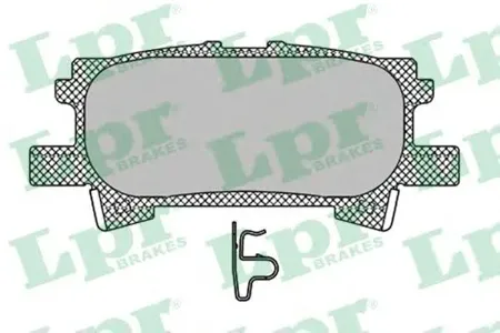 LPR 05P1436 Колодки торм.