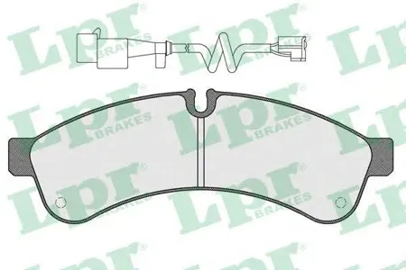 LPR 05P1461A Колодки торм.задние