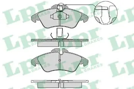 LPR 05P1469 Колодки торм.
