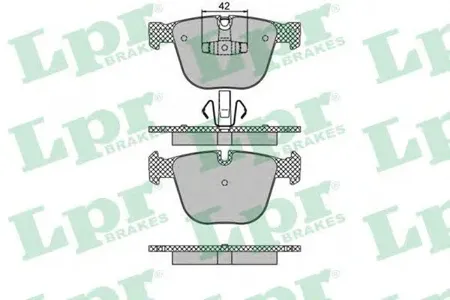 LPR 05P1473 Колодки торм.задние