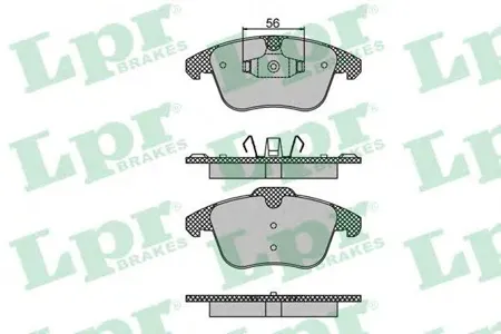 LPR 05P1480 Колодки торм.