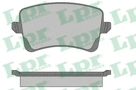 LPR 05P1489 Колодки торм.задние