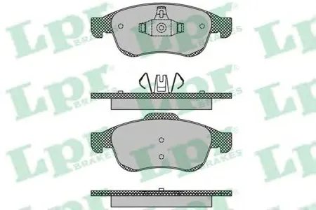 LPR 05P1493 Колодки торм.передние