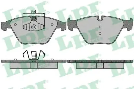 LPR 05P1509 Колодки торм.передние
