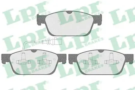 LPR 05P1551 Колодки торм.передние