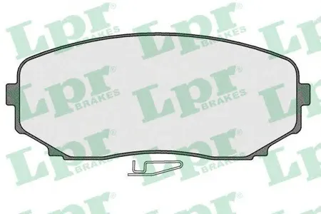 LPR 05P1573 Колодки тормозные дисковые
