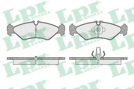 LPR 05P1614 Колодки торм.задние