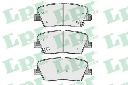 LPR 05P1625 Колодки торм.