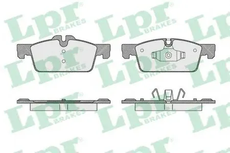 LPR 05P1626 Колодки торм.