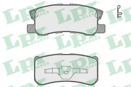 LPR 05P1639 Колодки торм.задние
