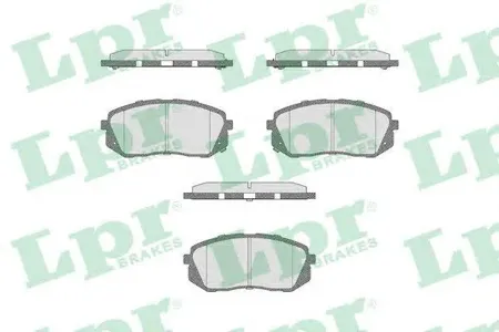 LPR 05P1689 Колодки торм.передние