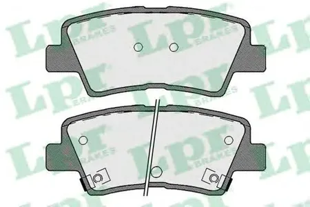 LPR 05P1710 Колодки торм.