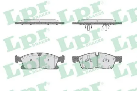 LPR 05P1735 Колодки торм.диск.