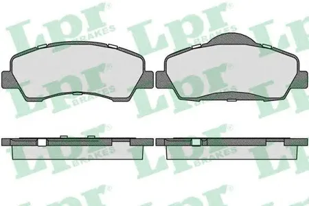 LPR 05P1770 Колодки торм.передние Peugeot 301 1.2-1.6 12>308 II 1.2T-2.0D 13>