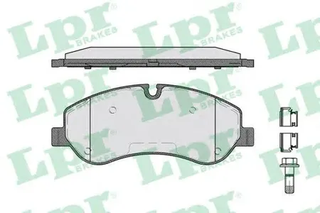 LPR 05P1786 Колодки торм.передние