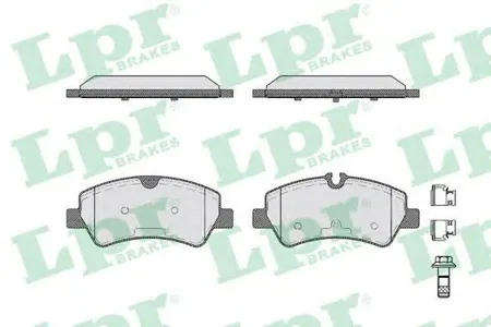 LPR 05P1787 Колодки торм.задние