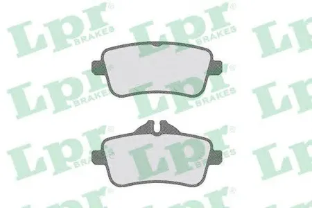 LPR 05P1817 Колодки торм.задние
