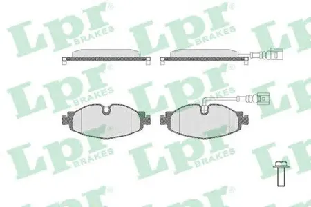 LPR 05P1834 Колодки торм.передние