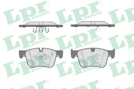 LPR 05P1853 Колодки торм.передние