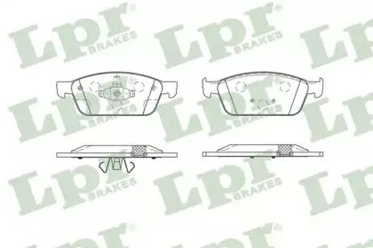 LPR 05P1879 Колодки торм.