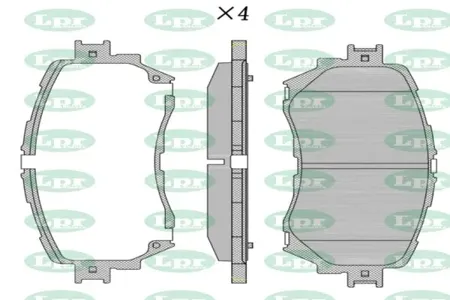 LPR 05P1916 Колодки торм. Mazda 6 12- передние (заменен на E100652 )