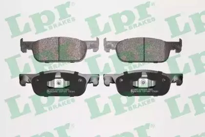 LPR 05P1963 Колодки торм.передние X-RAY длина 155мм