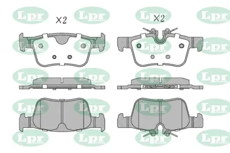 LPR 05P2044 Колодки торм.
