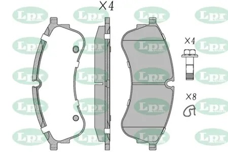 LPR 05P2063 Колодки торм.