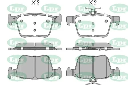 LPR 05P2104 Колодки торм.