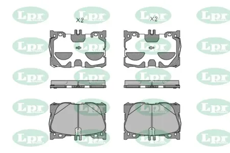 LPR 05P2122 Колодки торм. Mercedes W205W213GLC (X253C253) 15- передние