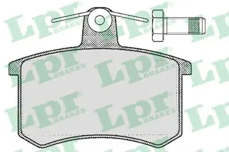 LPR 05P215 Колодки торм.задние