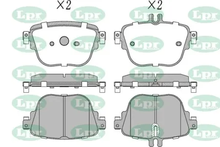 LPR 05P2168 Колодки торм.