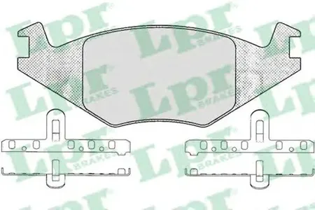 LPR 05P223 Колодки торм.передние VW Golf II 1.11.31.6D <91, Seat Ibiza 1.05-1.4 93-96