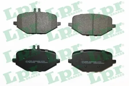LPR 05P2243 Колодки торм. зад Mercedes W463C167 AMG 18>