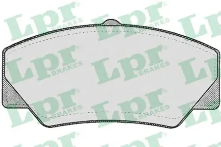 LPR 05P277 Колодки торм.передние