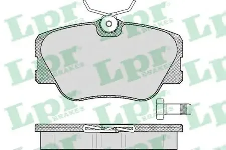 LPR 05P280 Колодки торм.передние