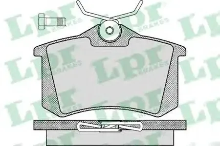 LPR 05P294 Колодки торм.задние