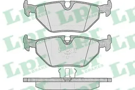LPR 05P297 Колодки торм.задние
