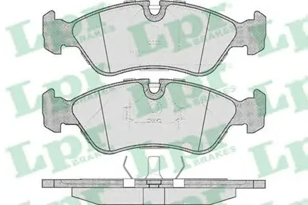 LPR 05P304 Колодки торм.передние