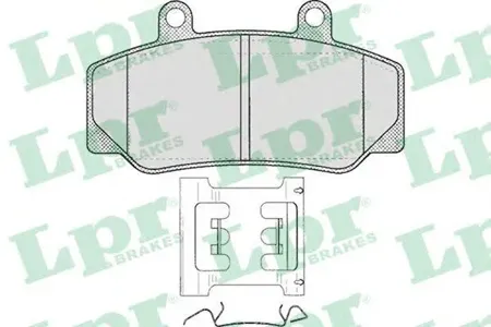 LPR 05P318 Колодки торм.передние